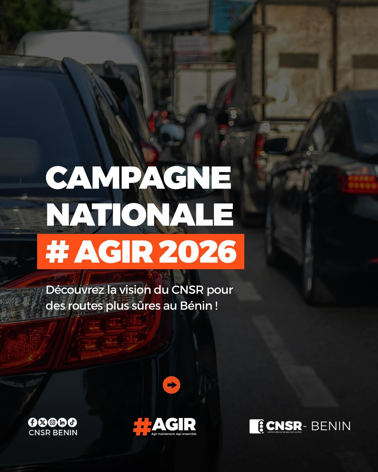 Campagne nationale #AGIR 2026 : Mobilisation générale pour transformer la sécurité routière au Bénin - illustration 2