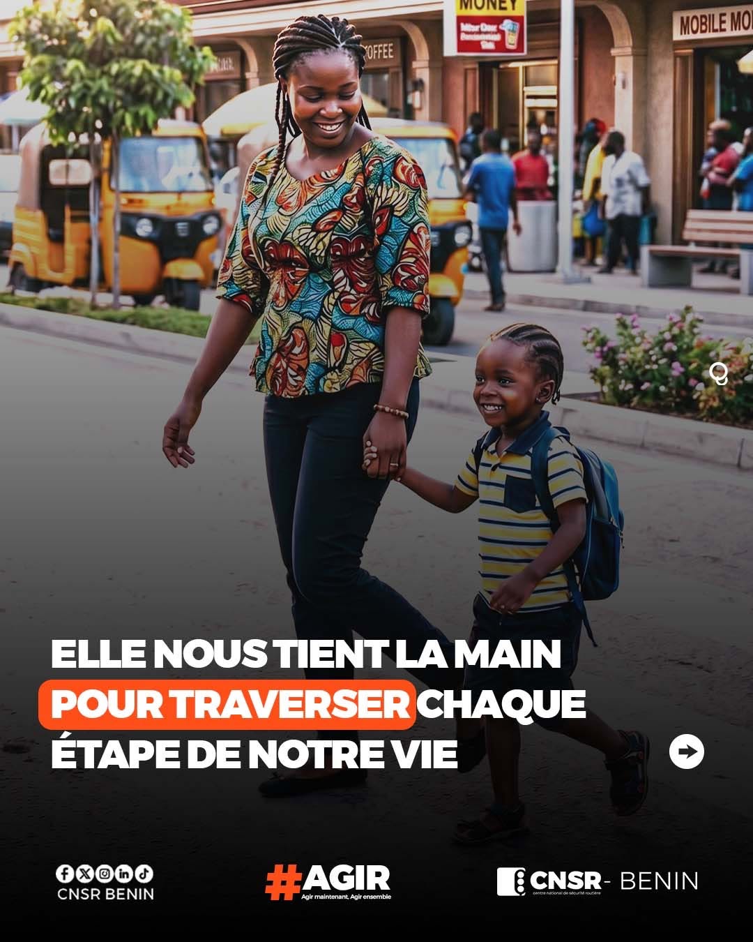 Aidons les enfants à traverser la route