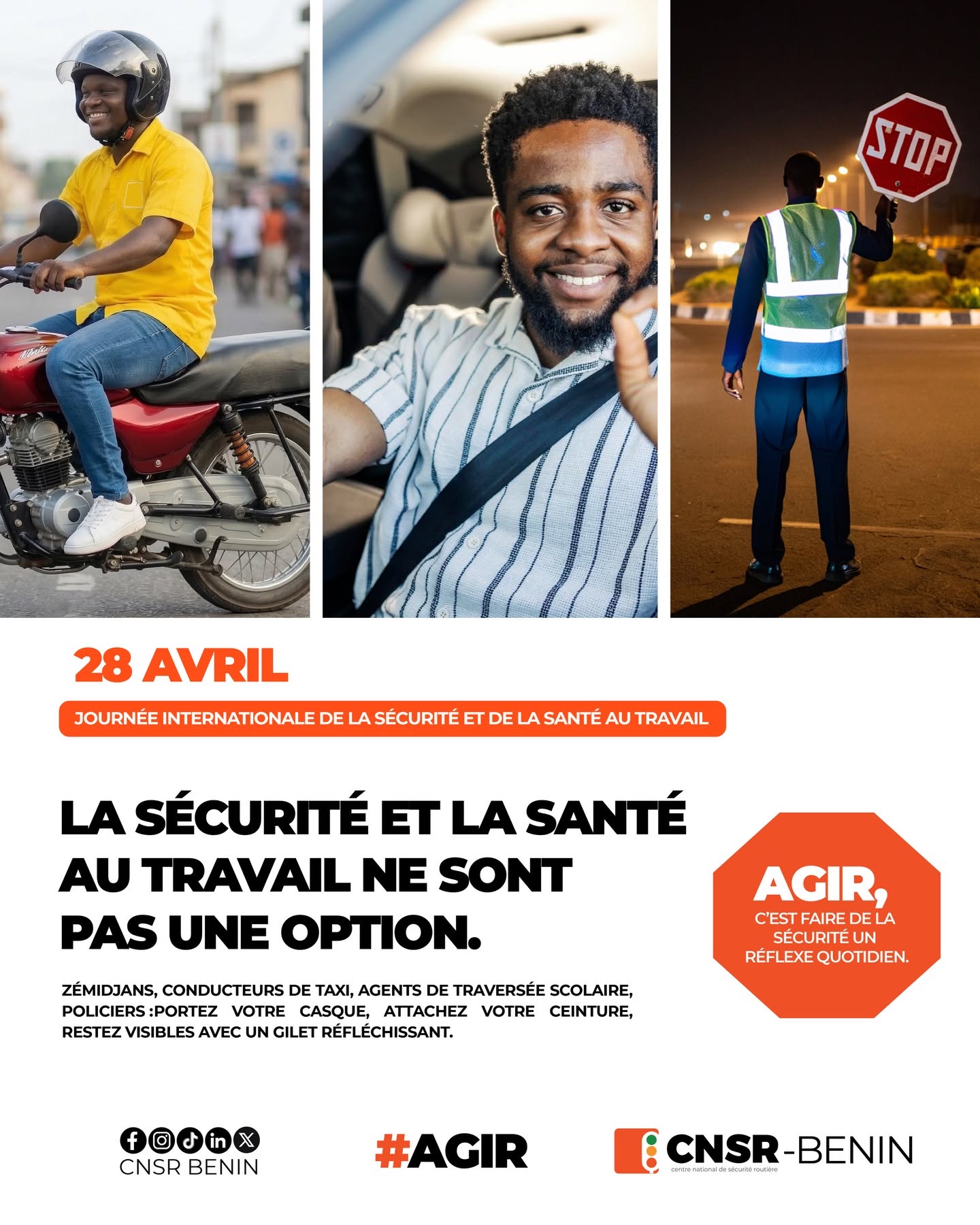 La sécurité et la santé comptent