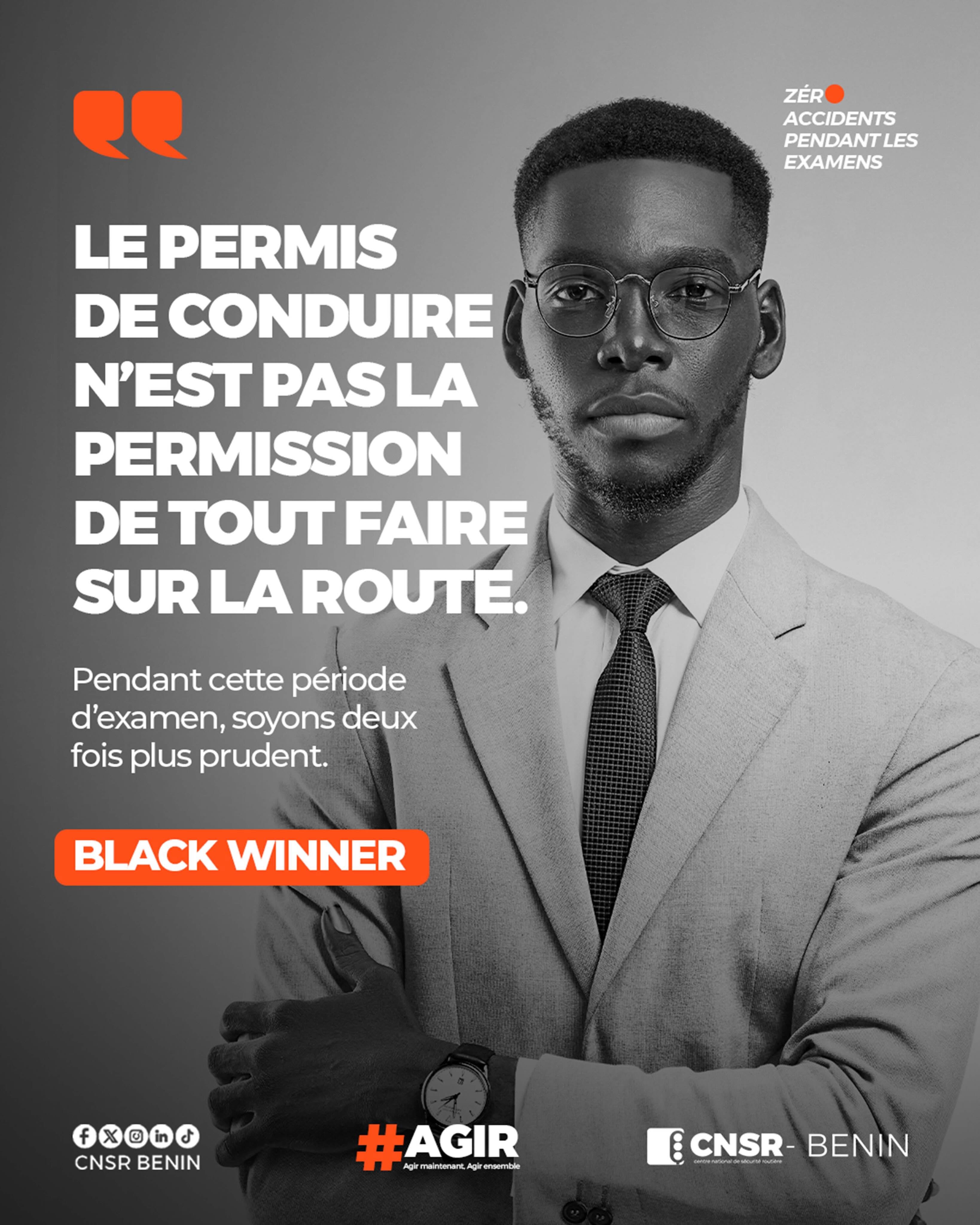 Le permis de conduire a ses limites - BLACK WINNER