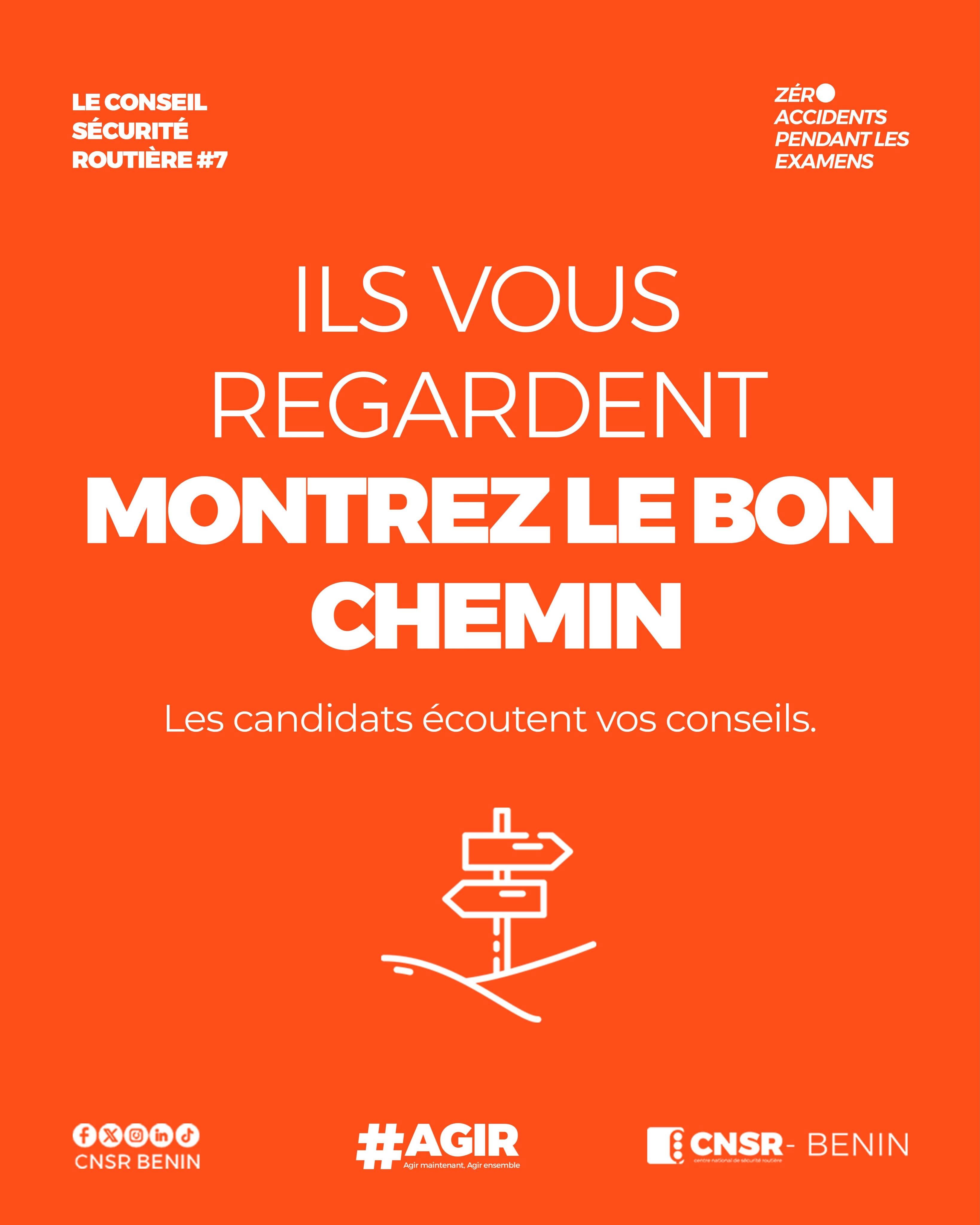 Montrez le bon chemin aux autres