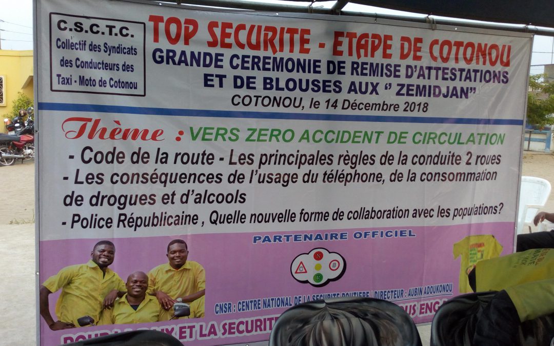 POUR RÉDUIRE À ZÉRO LE NOMBRE DES TUÉS SUR NOS ROUTES